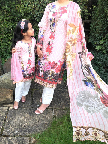 Mother and Daughter Floral suit- REDUCED