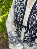 Sana Safina Inspired Ivory Lace Detail Lawn Kurta