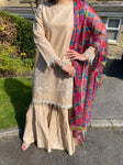 Eid Outfit with Gharara Trousers