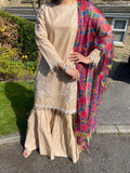 Eid Outfit with Gharara Trousers