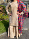 Eid Outfit with Gharara Trousers